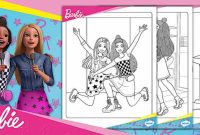 Easy barbie coloring book