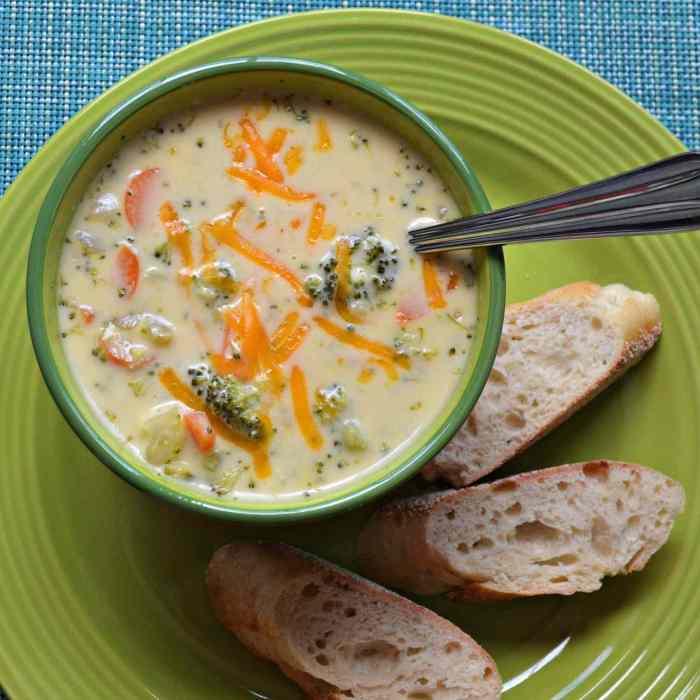 Soup broccoli slow cooker cheddar