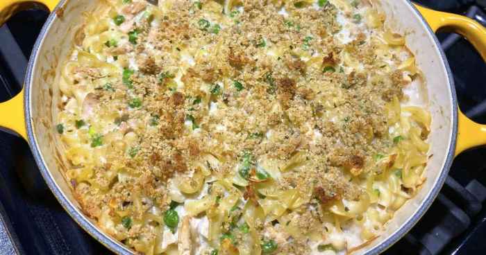 Campbell soup tuna noodle casserole recipe