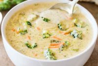 Best broccoli and cheddar soup recipe