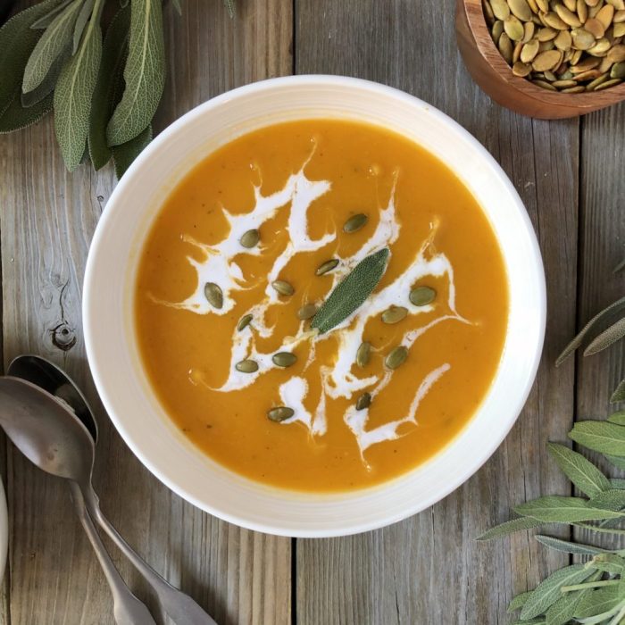 Butternut squash soup recipe coconut milk