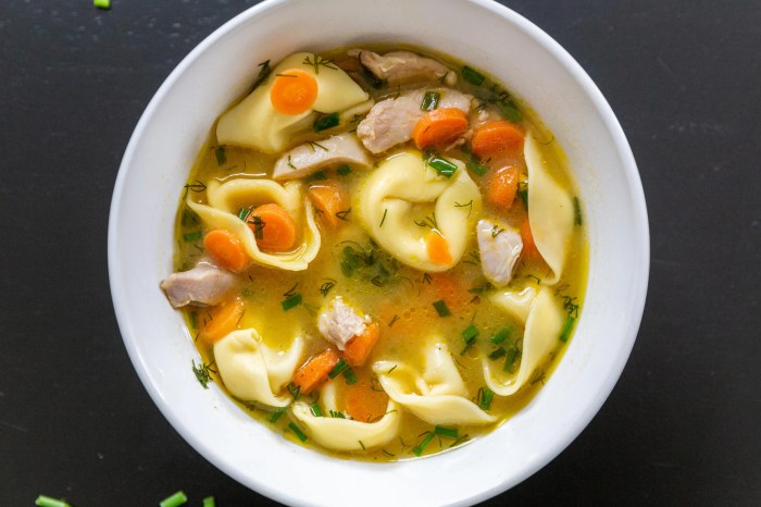 Tortellini and chicken soup recipe