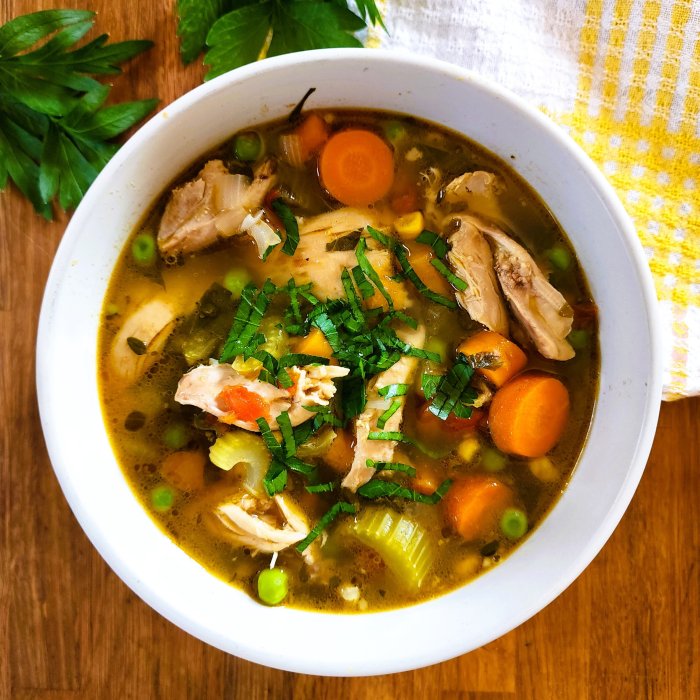 Best chicken veggie soup recipe