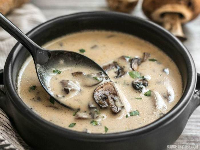 Simply recipes mushroom soup