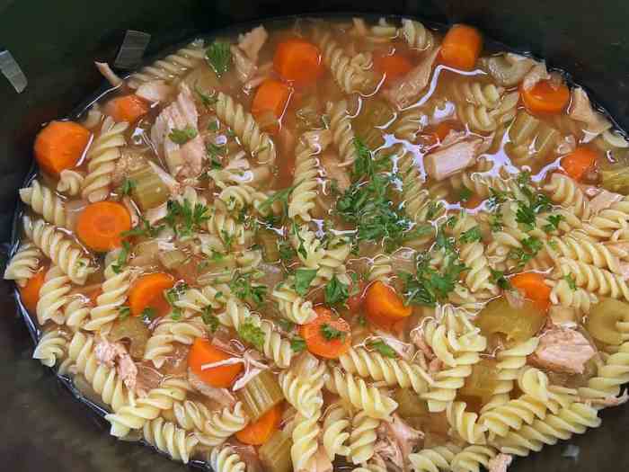 Turkey soup recipe crock pot