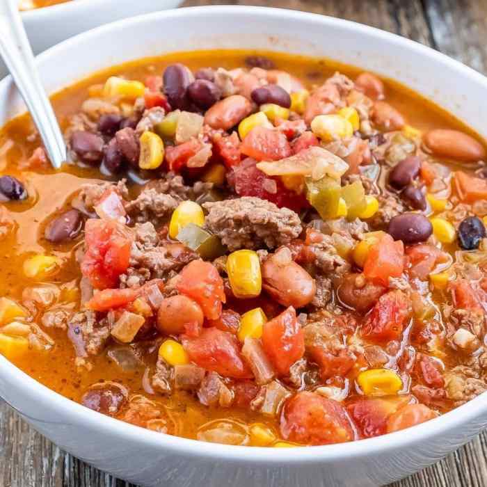 Taco soup recipe with ranch dressing and taco seasoning