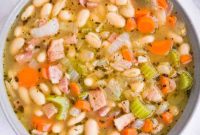 Soup bean 15 ham bowl recipe beans recipes over me cooker slow mix choose board