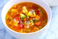 W w vegetable soup recipe