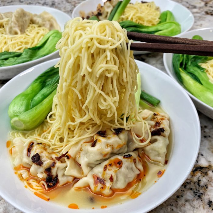 Wonton and noodle soup recipe