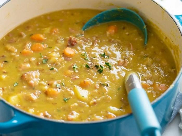 Split pea soup without ham recipe