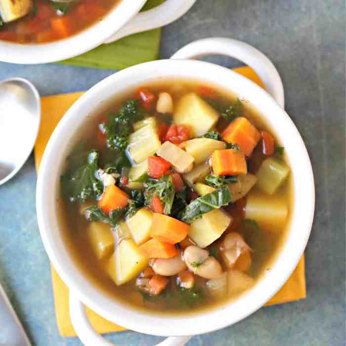 W w vegetable soup recipe