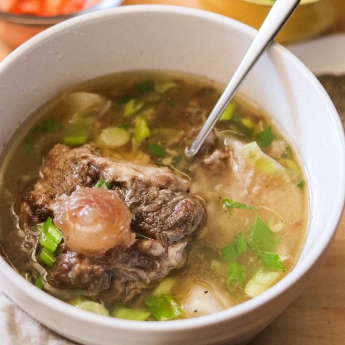 Best recipe for oxtail soup